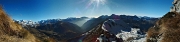 42 Panoramica dalla cresta di salita in Valegino
